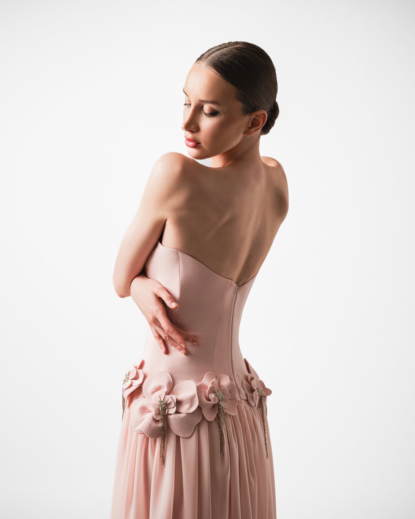 ESTELLA BLUSH MAXI GOWN