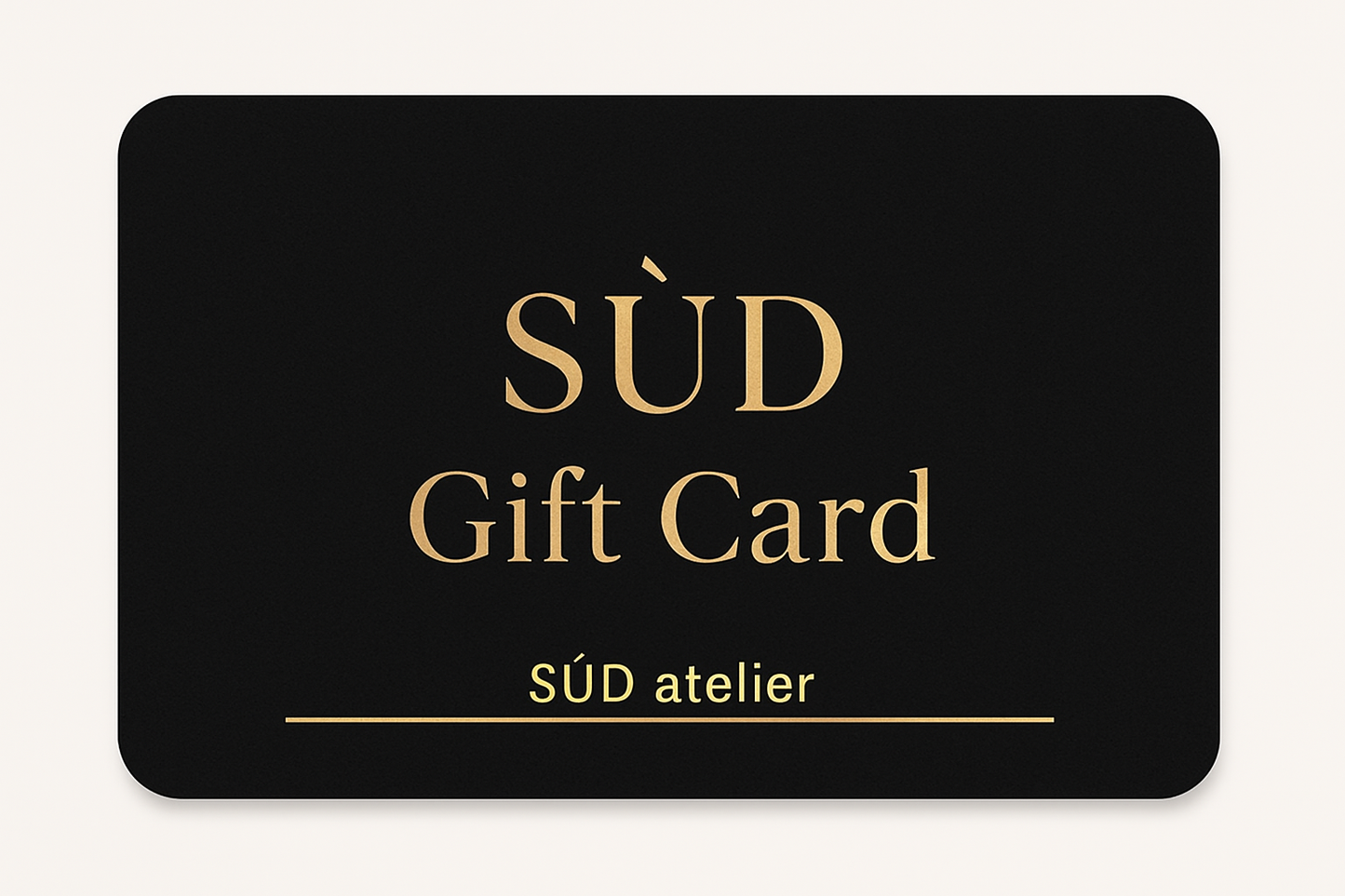 SÙD.atelier GIFT CARD