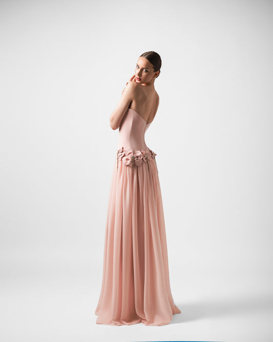 ESTELLA BLUSH MAXI GOWN